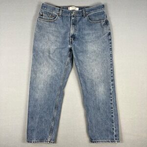 VTG Levis 505 Jeans Mens 36x27 Distressed Straight‎ Fit Blue Denim Y2K 2000s